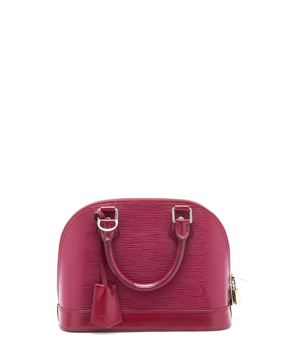 AAA Replica Louis Vuitton LV ALMA BB EPI DARK RED SHW