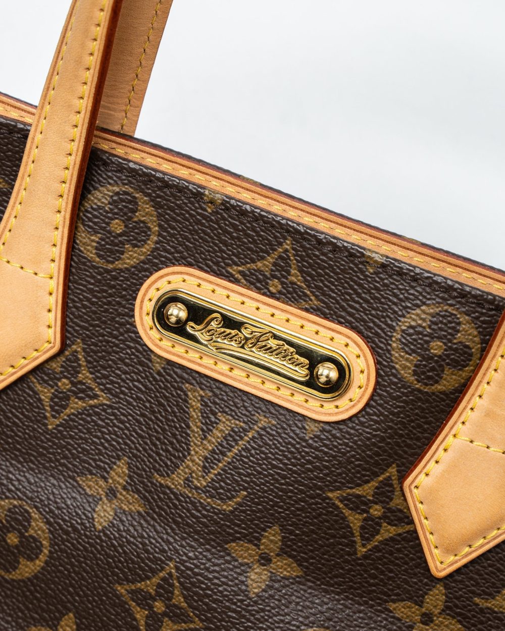 AAA Replica Louis Vuitton LV WILSHIRE PM TOTE BAG MONOGRAM CANVAS GHW