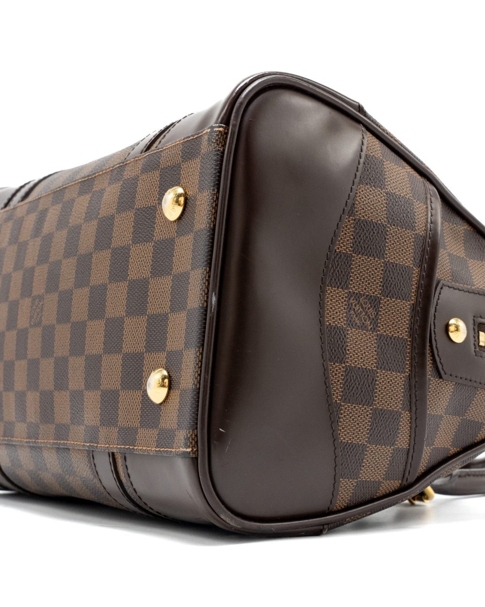 AAA Replica Louis Vuitton LV BERKELEY BAG DAMIER EBENE GHW