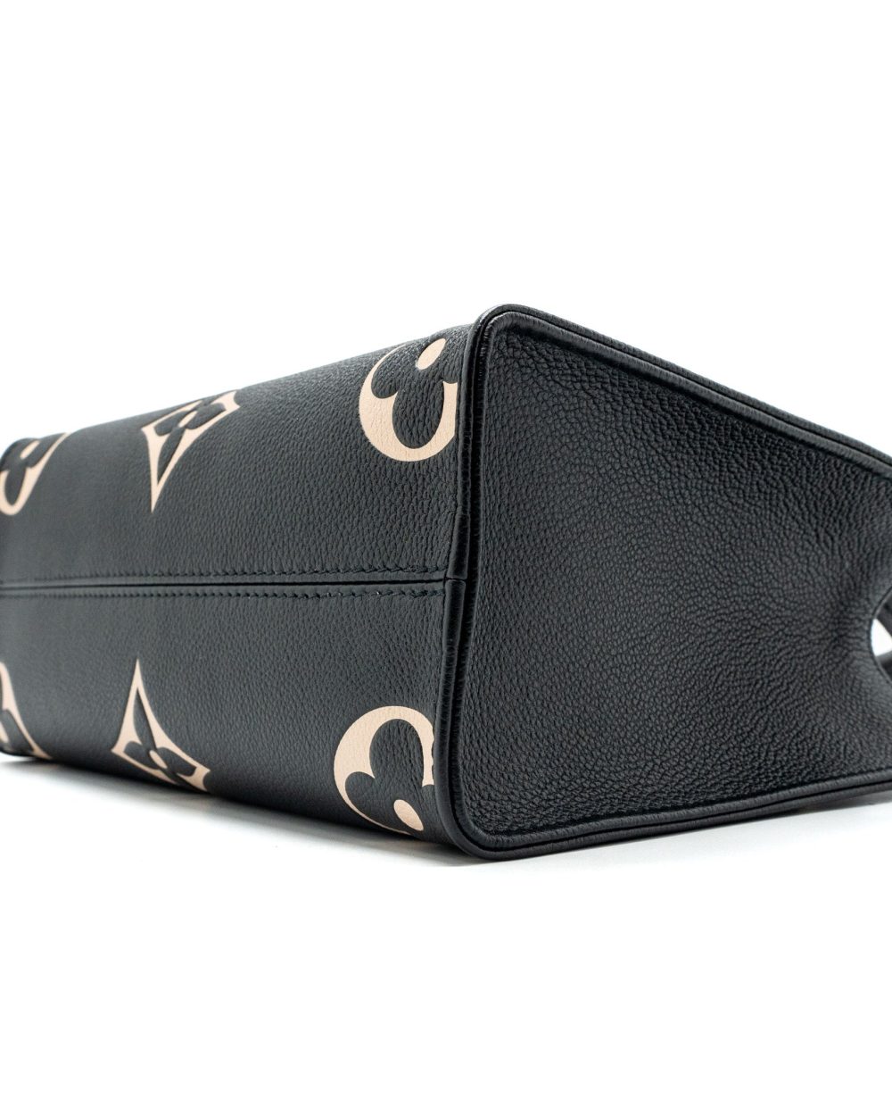 AAA Replica Louis Vuitton LV ONTHEGO PM BICOLOUR MONOGRAM EMPREINTE LEATHER BLACK/BEIGE GHW(NEW VERSION)