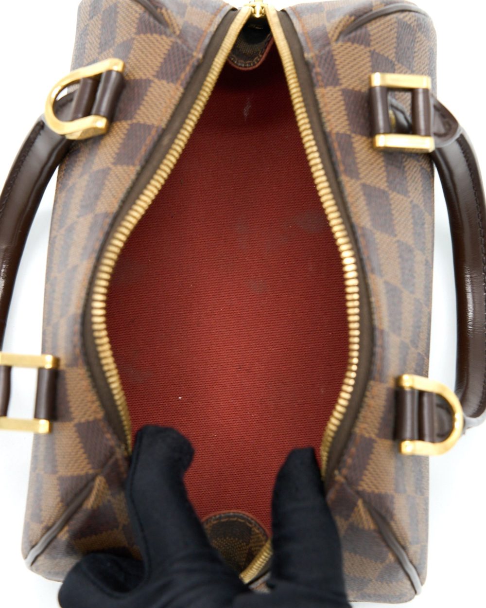 AAA Replica Louis Vuitton LV RIBERA MINI DAMIER EBENE CANVAS GHW