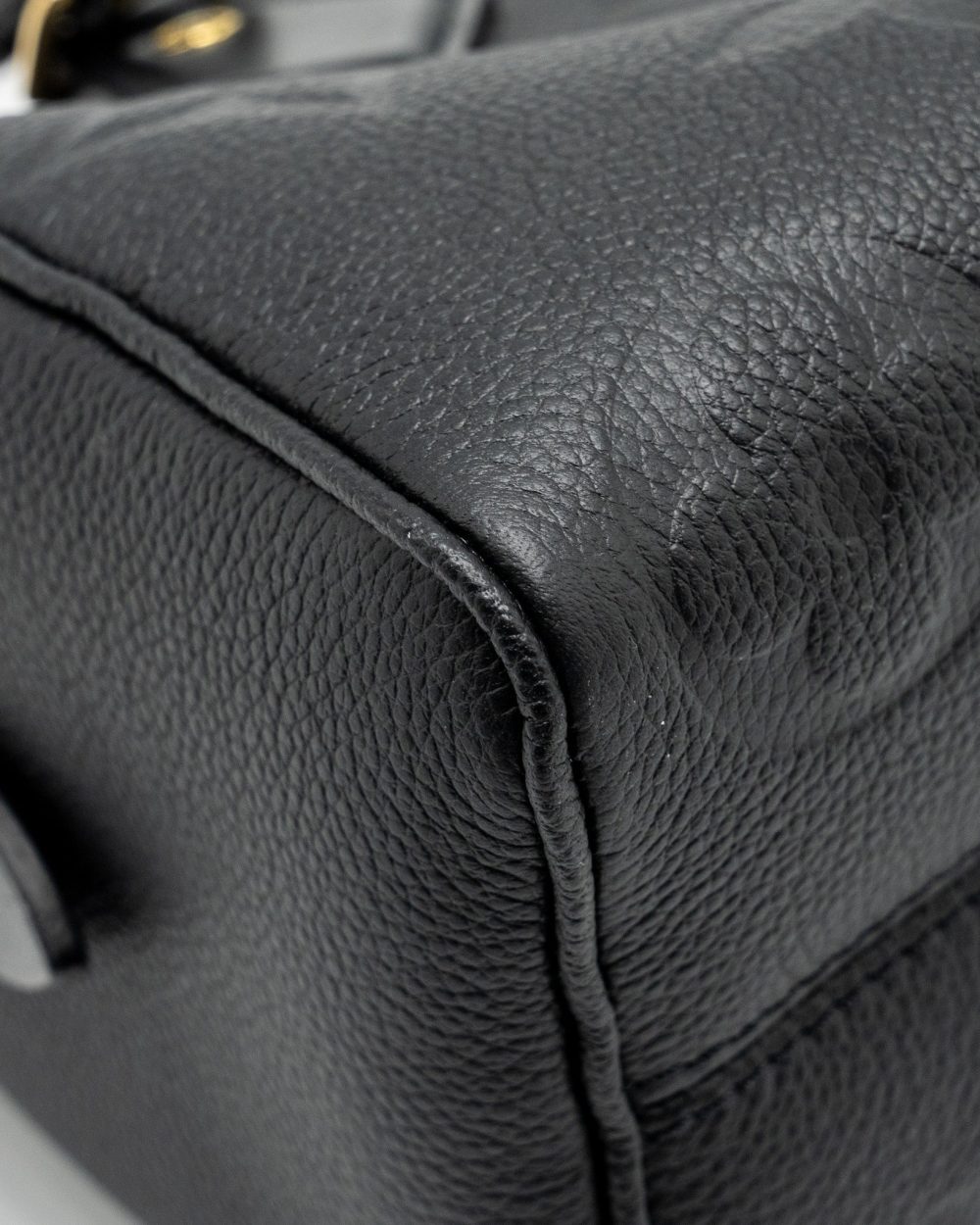AAA Replica Louis Vuitton LV SPEEDY 20 BANDOULIERE MONOGRAM EMPREINTE BLACK GHW