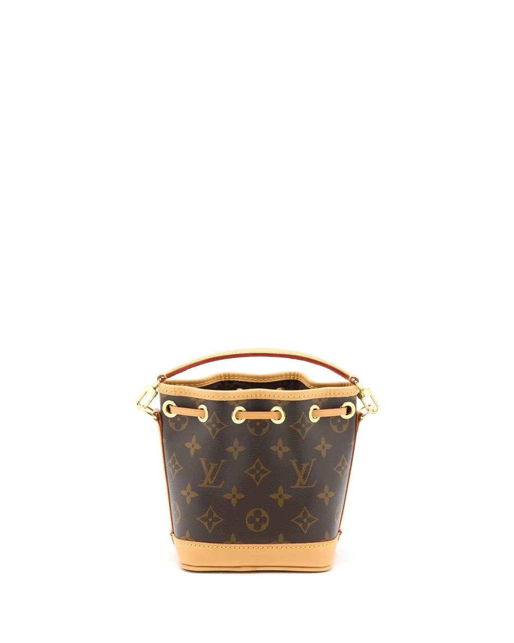 AAA Replica Louis Vuitton LV NANO NOE MONOGRAM CANVAS GHW (NEW VERSION)