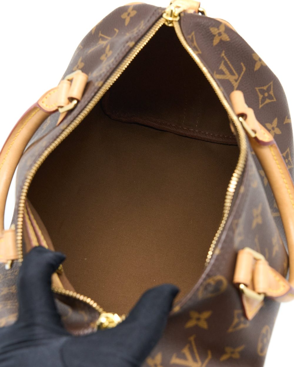 AAA Replica Louis Vuitton LV SPEEDY BANDOULIERE 30 MONOGRAM CANVAS GHW (NEW VERSION)
