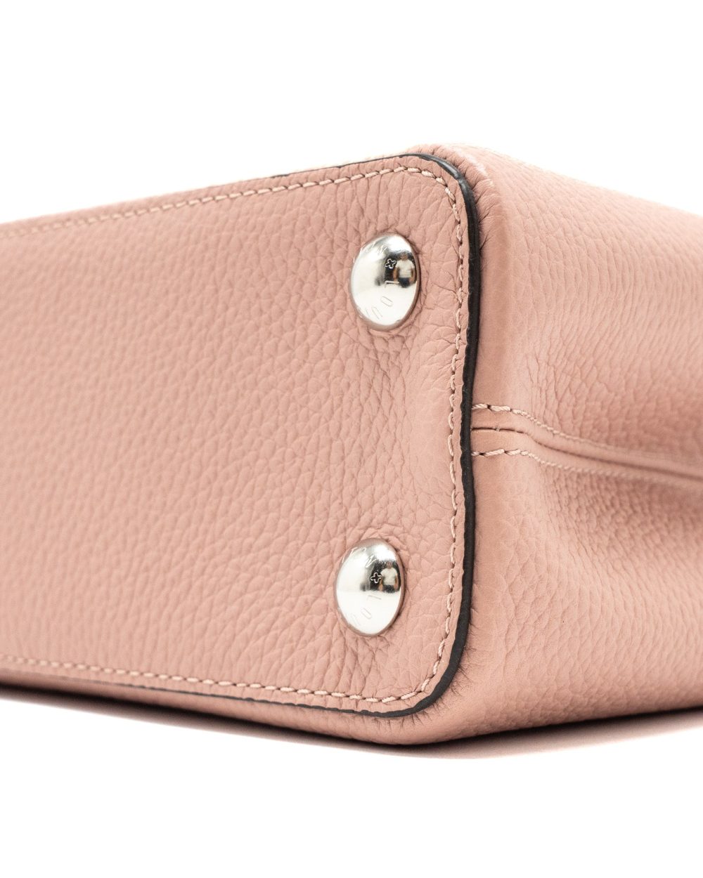 AAA Replica Louis Vuitton LV CAPUCINES BB TAURILLON CALFSKIN LIGHT PINK SHW