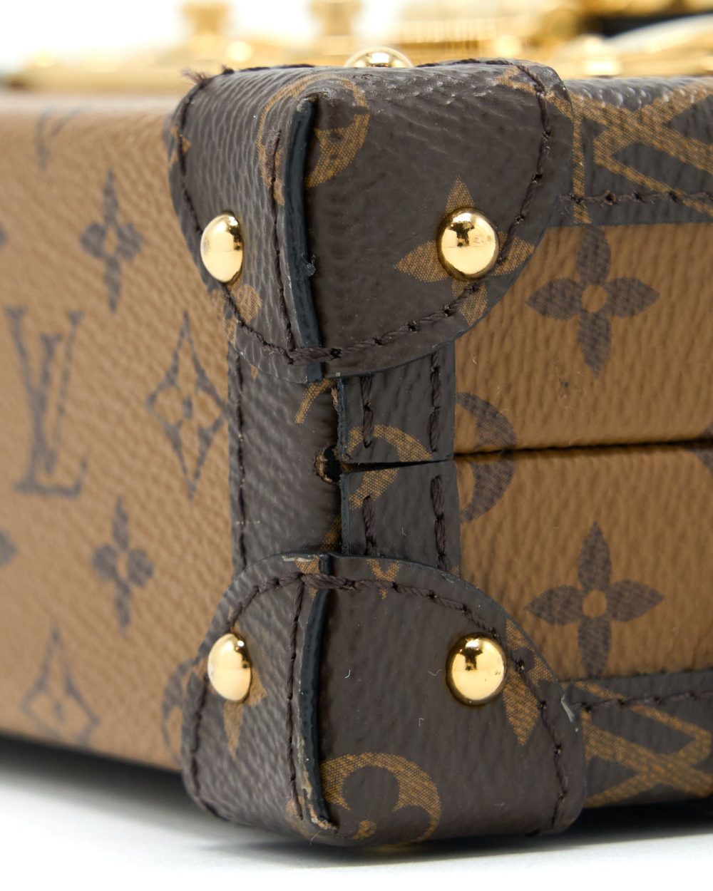 AAA Replica Louis Vuitton LV PETIT MALLE MONOGRAM REVERSE CANVAS GHW
