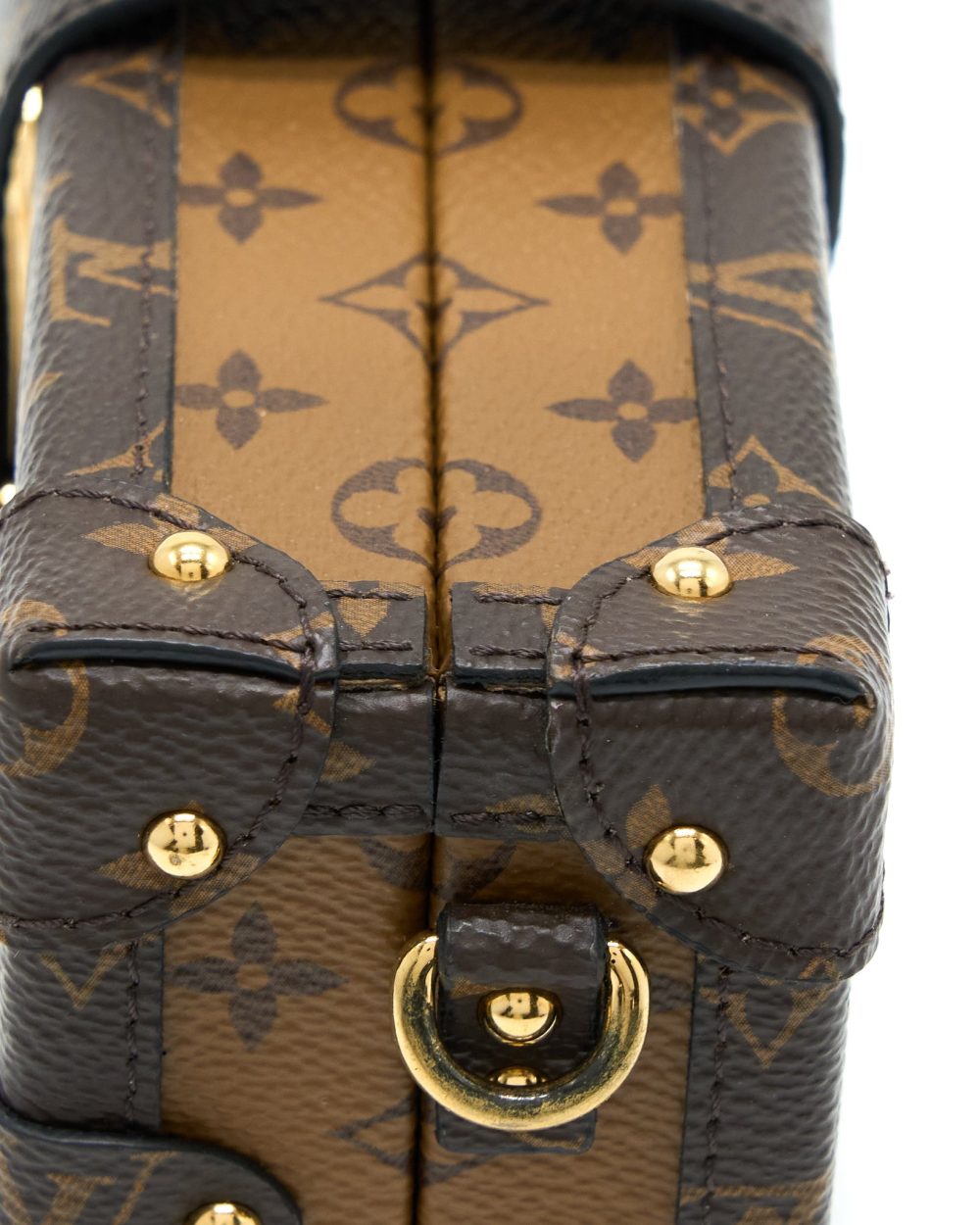 AAA Replica Louis Vuitton LV PETIT MALLE MONOGRAM REVERSE CANVAS GHW