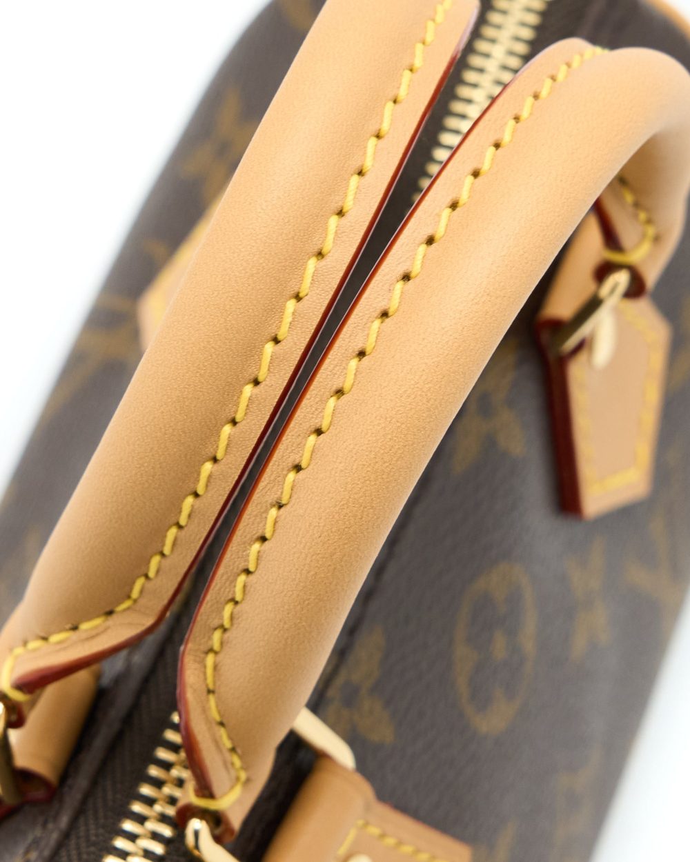 AAA Replica Louis Vuitton LV NANO SPEEDY MONOGRAM CANVAS GHW (NEW VERSION)