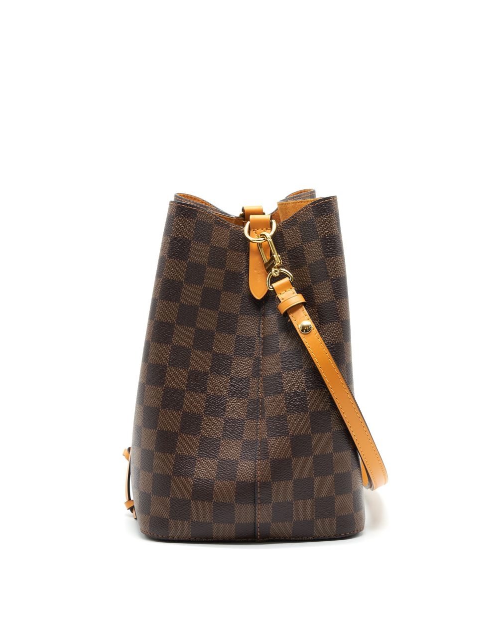 AAA Replica Louis Vuitton LV NEO NOE IN DAMIER EBENE/YELLOW