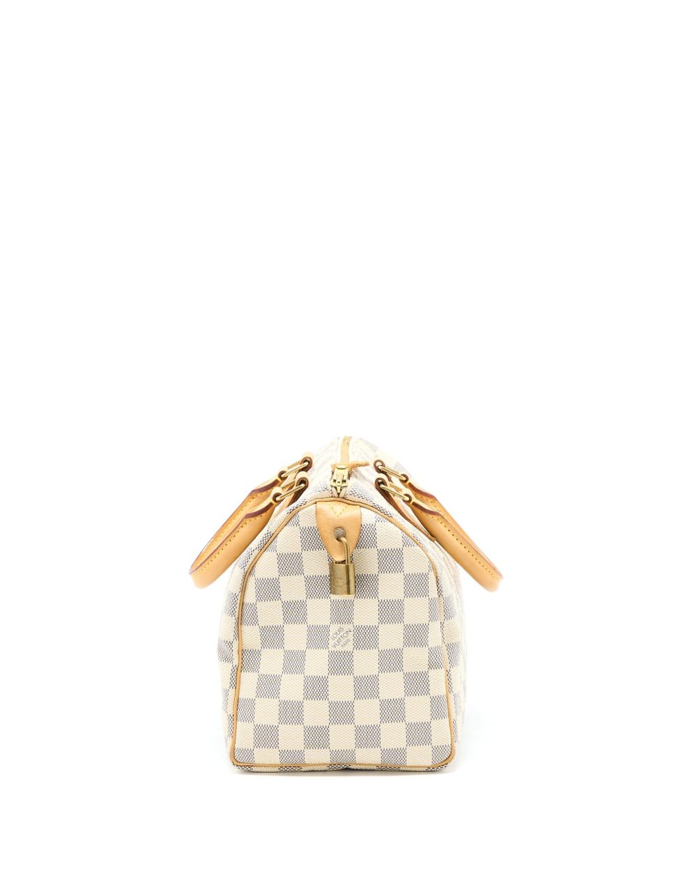 AAA Replica Louis Vuitton LV SPEEDY 25 DAMIER AZUR CANVAS GHW