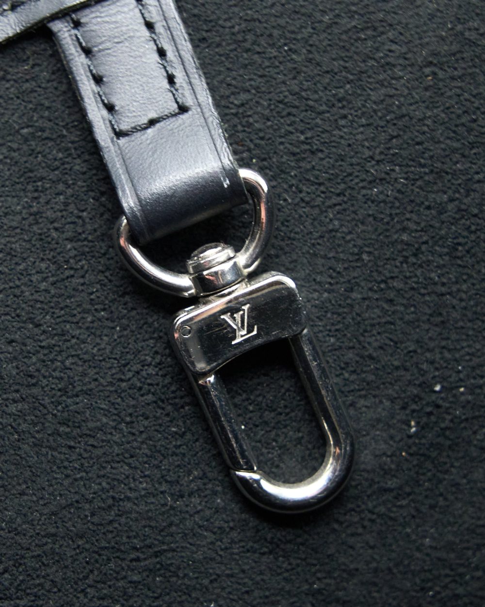AAA Replica Louis Vuitton LV NEVERFULL MM EPI BLUE DENIM/BLACK SHW
