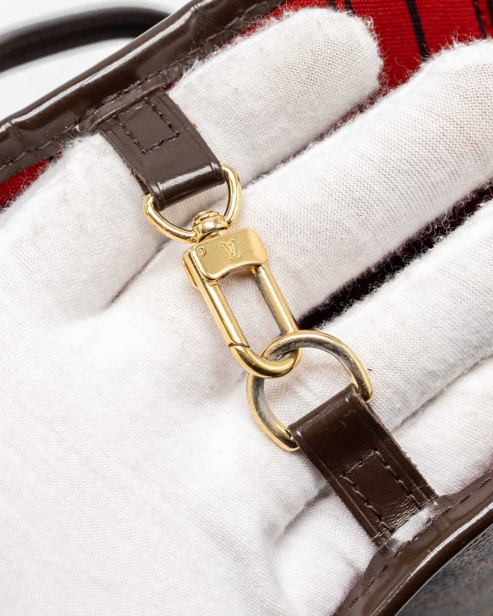 AAA Replica Louis Vuitton LV NEVERFULL MM DENIER EBENE CANVAS GHW