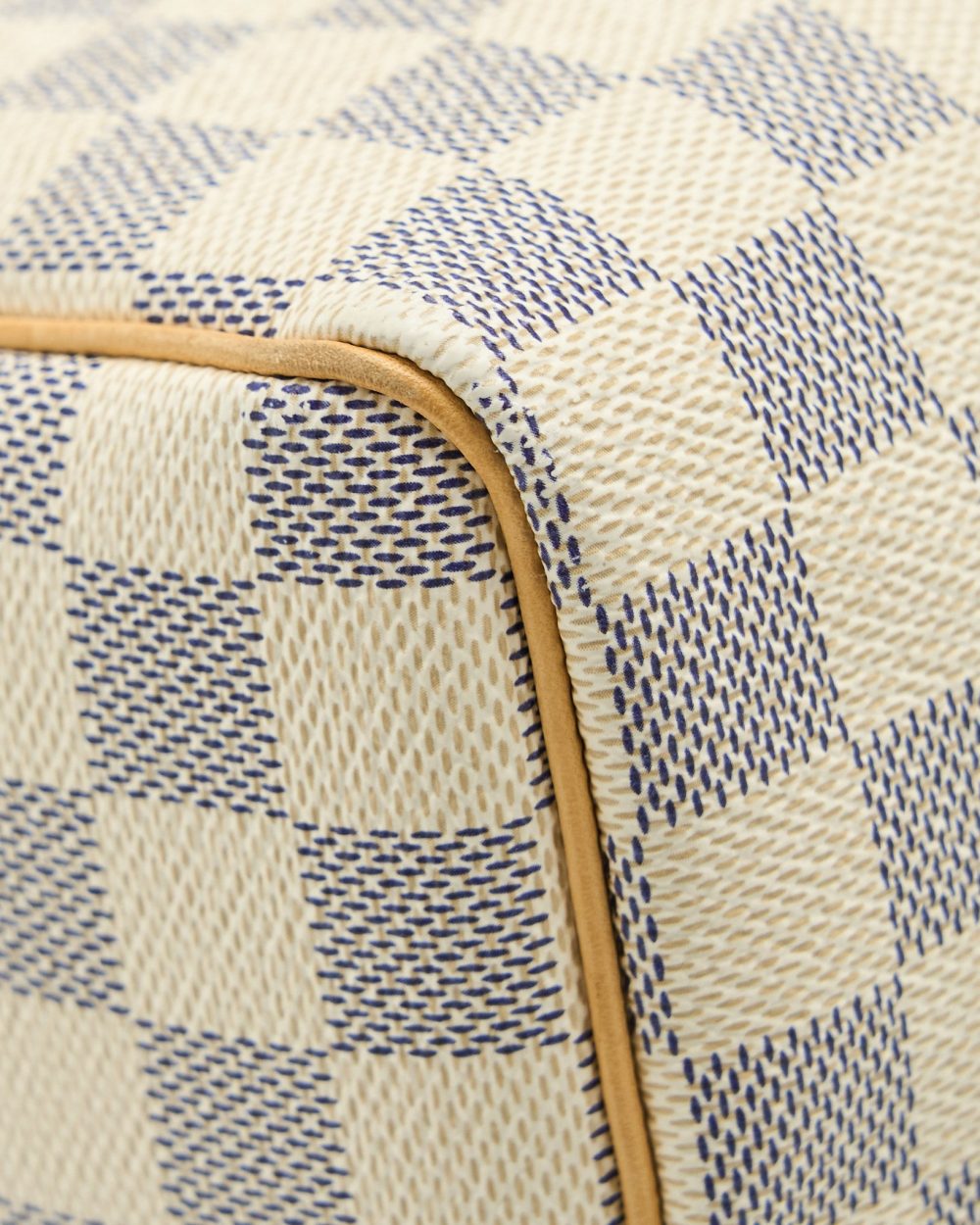 AAA Replica Louis Vuitton LV SPEEDY 25 DAMIER AZUR CANVAS GHW