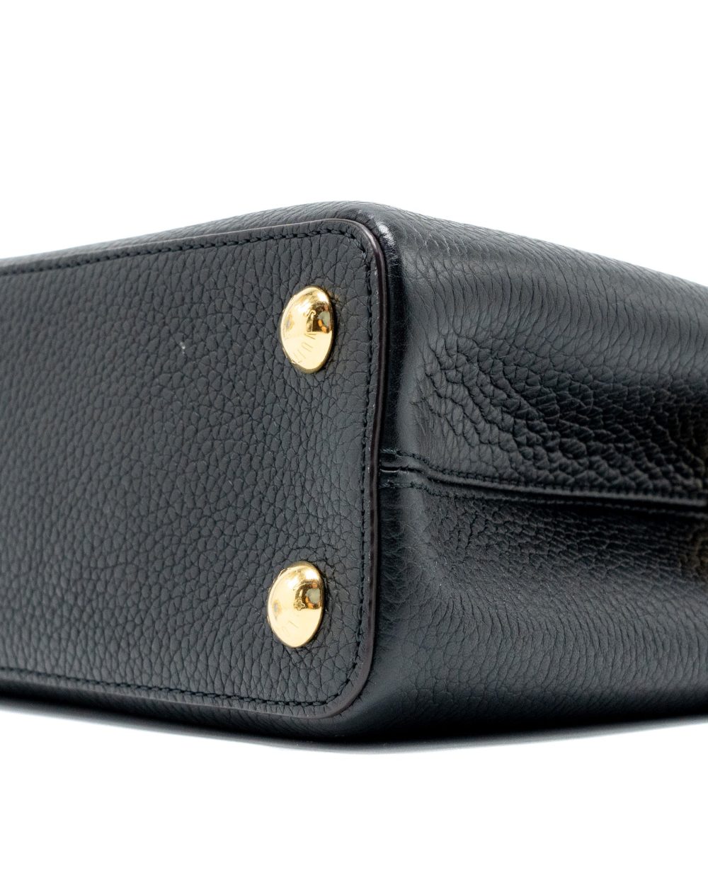 AAA Replica Louis Vuitton LV CAPUCINES BB TAURILLON CALFSKIN BLACK GHW