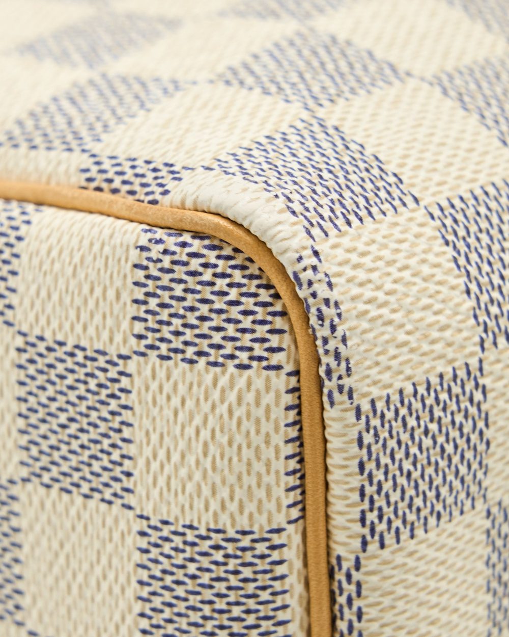 AAA Replica Louis Vuitton LV SPEEDY 25 DAMIER AZUR CANVAS GHW