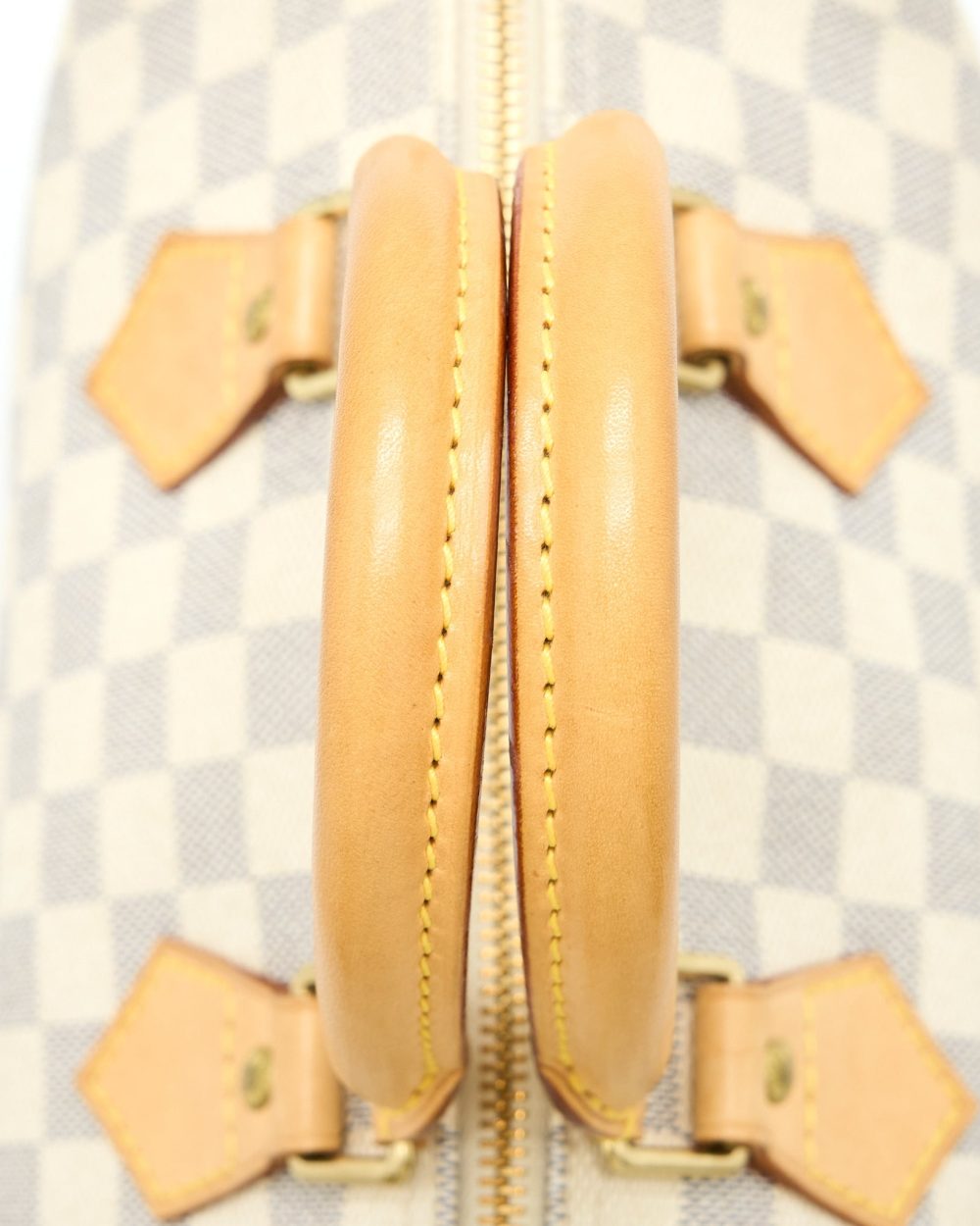 AAA Replica Louis Vuitton LV SPEEDY 25 DAMIER AZUR CANVAS GHW