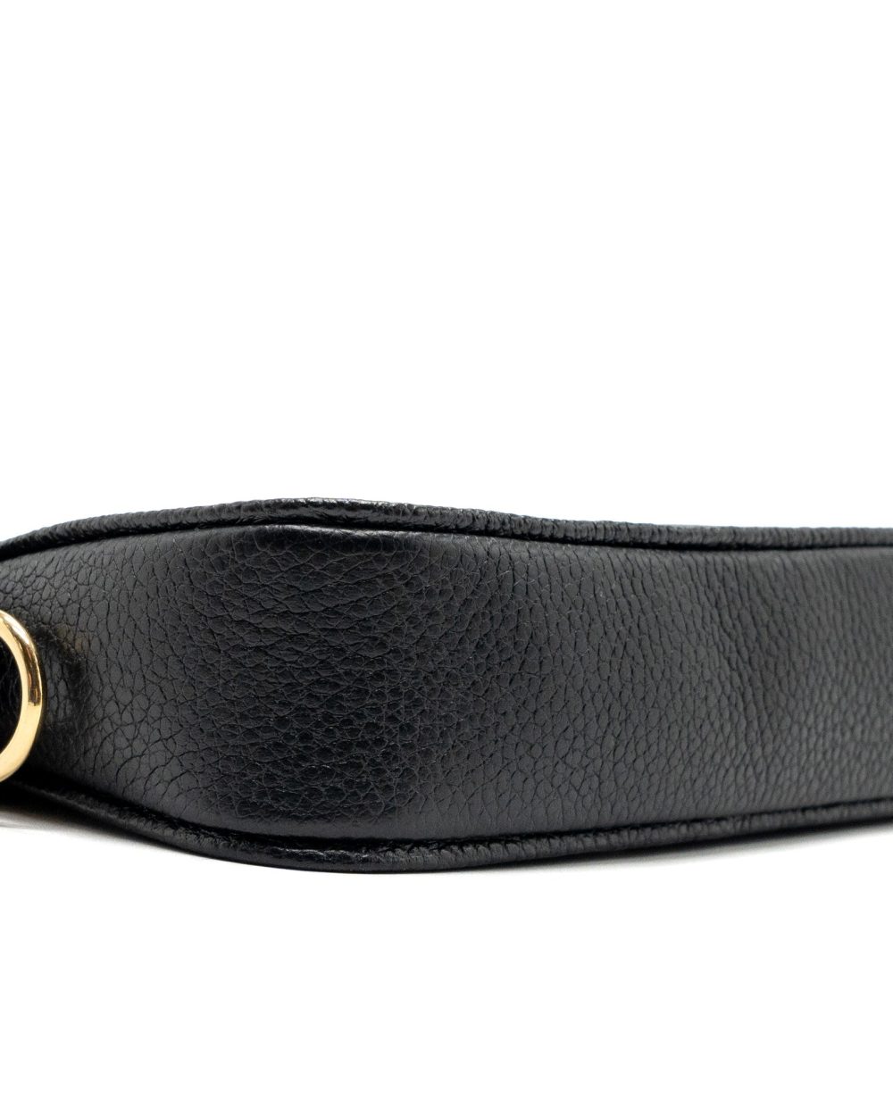 AAA Replica Louis Vuitton LV MINI POCHETTE ACCESSORIES MONOGRAM EMPREINTE BLACK/ BEIGE GHW