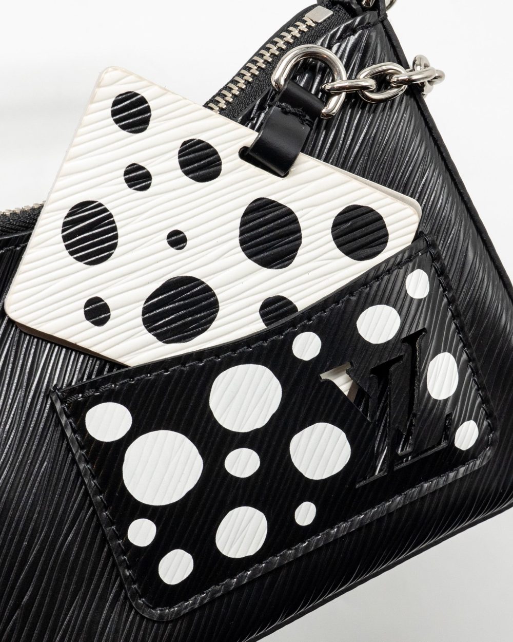 AAA Replica Louis Vuitton LV YAYOI KUSAMA MARELLINI EPI LEATHER BLACK SHW