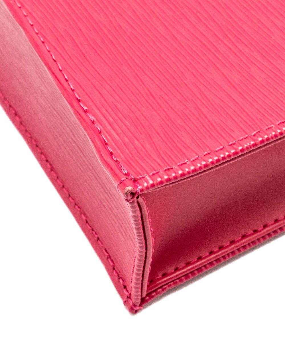 AAA Replica Louis Vuitton LV PETIT SAC PLAT EPI ROSE PONDICHERRY SHW