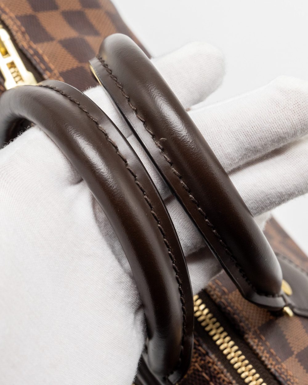 AAA Replica Louis Vuitton LV SPEEDY BANDOULIERE 25 DAMIER EBENE GHW