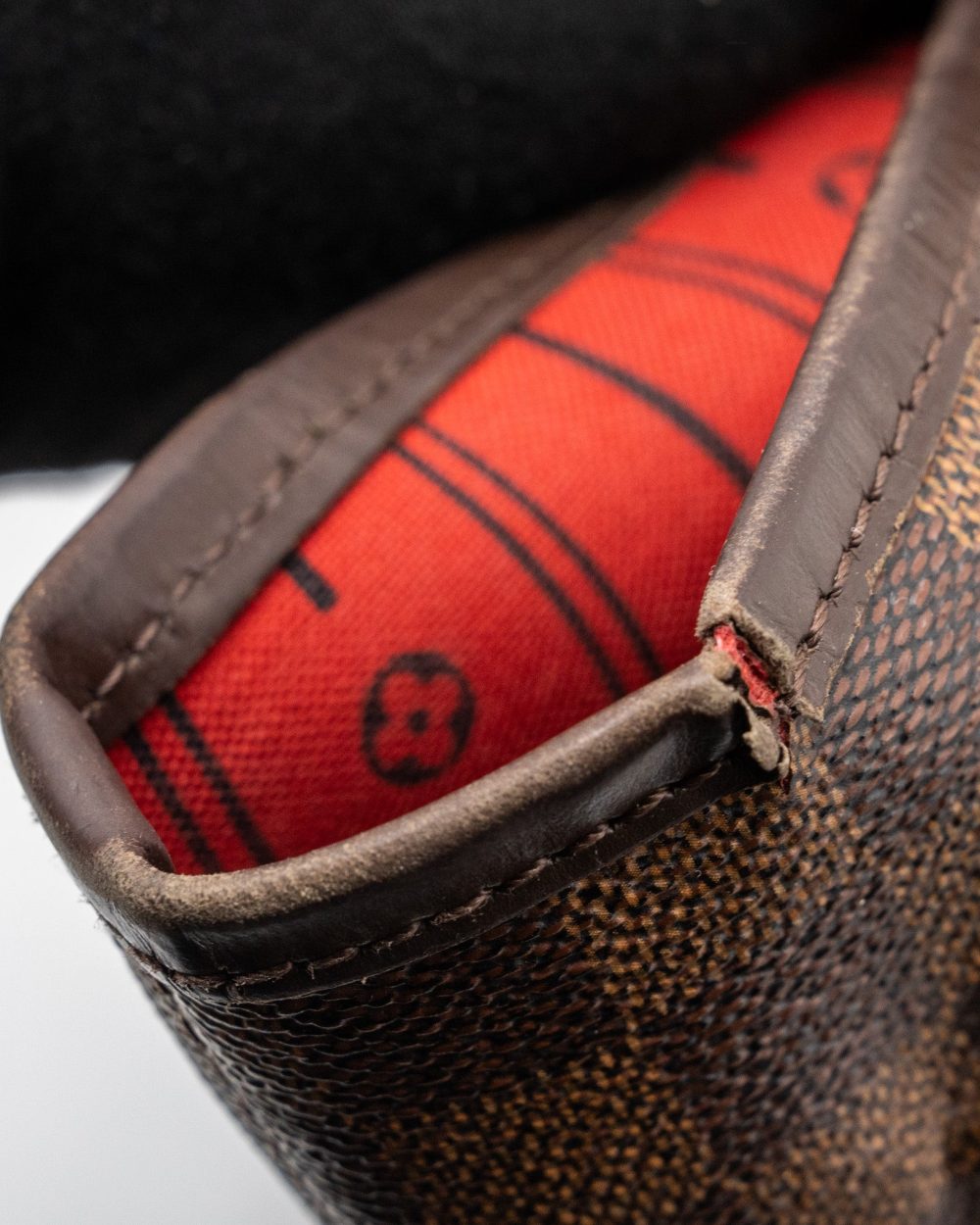 AAA Replica Louis Vuitton LV NEVERFULL DAMIER EBENE GM GHW