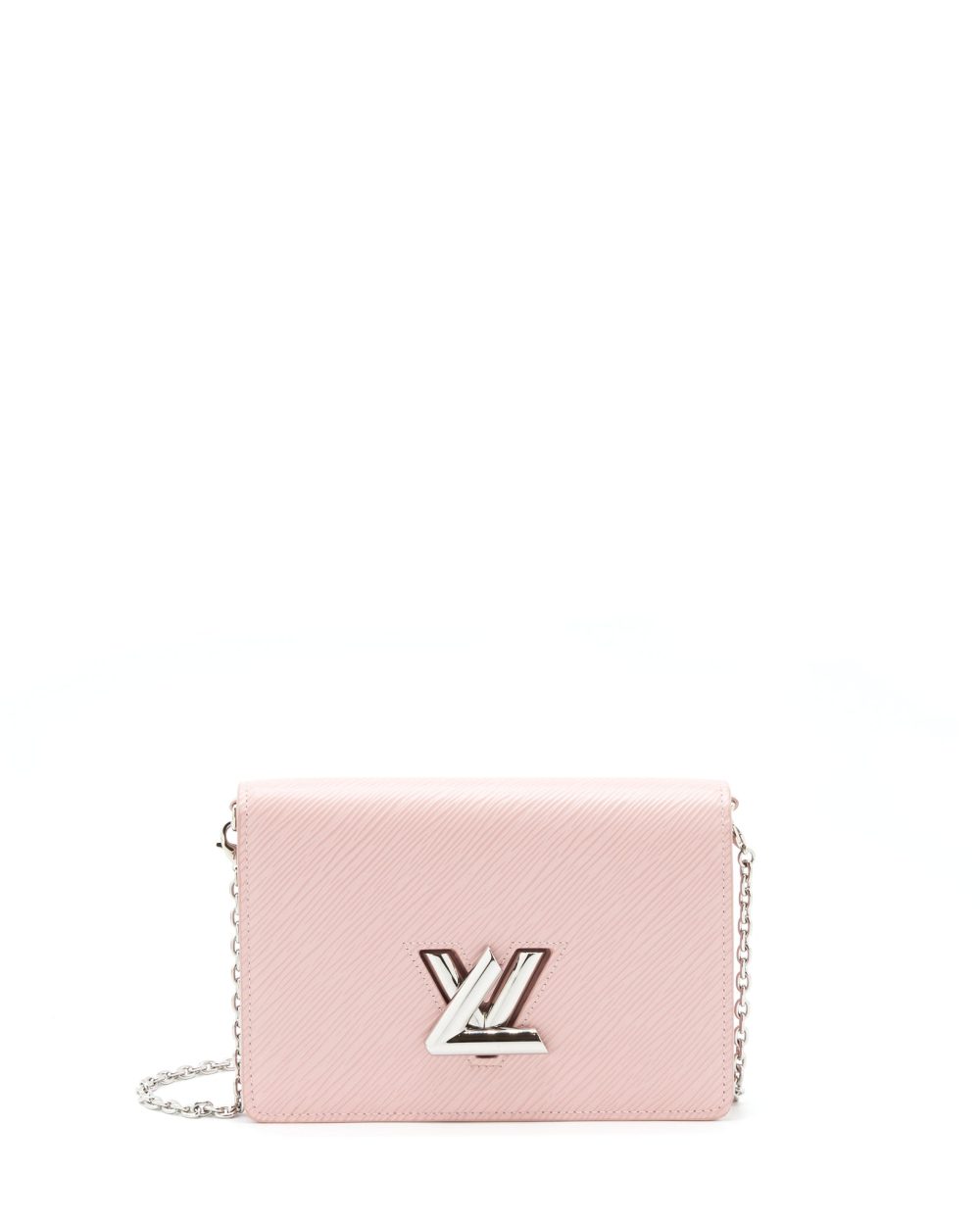 AAA Replica Louis Vuitton LV TWIST WALLET ON CHAIN EPI PINK SHW