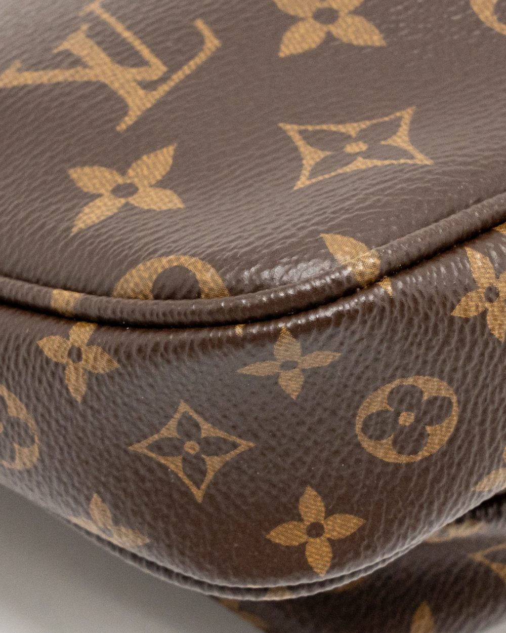 AAA Replica Louis Vuitton LV MULTI POCHETTE ACCESSORIES KHAKI STRAP MONOGRAM CANVAS GHW