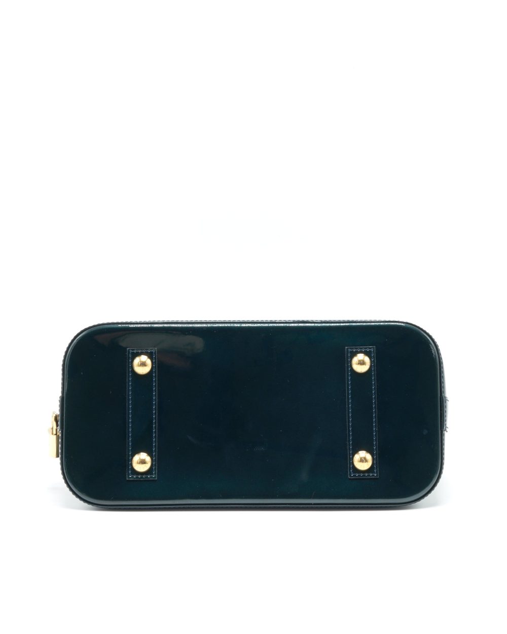 AAA Replica Louis Vuitton LV ALMA PM IN PATENT FORREST GREEN