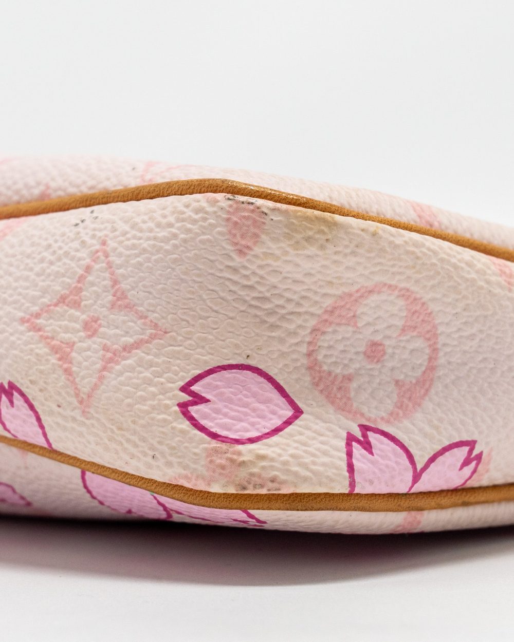 AAA Replica Louis Vuitton LV POCHETTE ACCESSORIES MURAKAMI CHERRY BLOSSOM PINK GHW