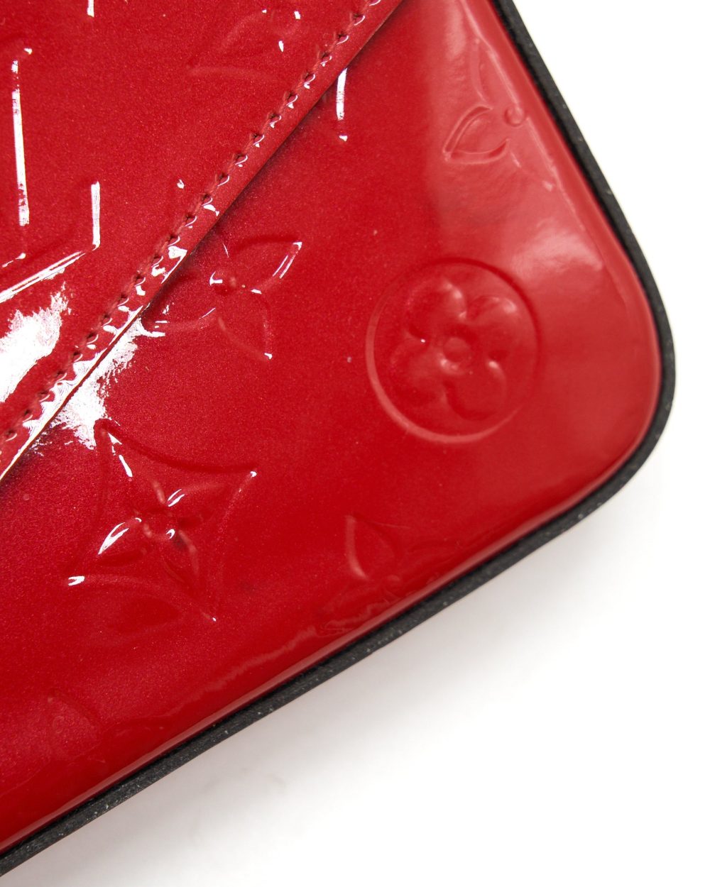 AAA Replica Louis Vuitton LV POCHETTE FELICIE MONOGRAM PATENT LEATHER