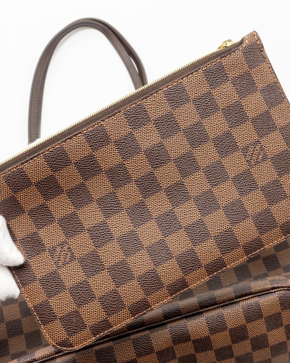 AAA Replica Louis Vuitton LV NEVERFULL MM DAMIER EBENE CANVAS GHW