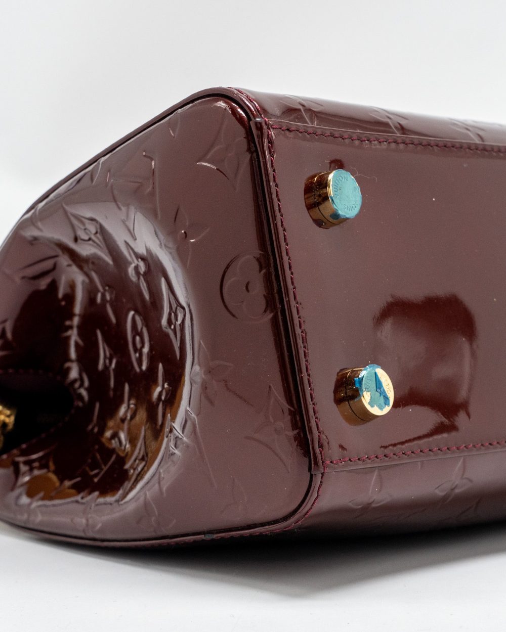 AAA Replica Louis Vuitton LV VERNIS BREA PATENT BURGUNDY AMARANTE GHW