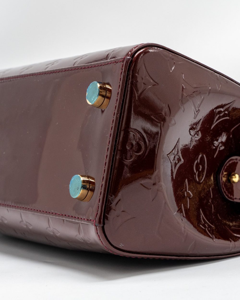 AAA Replica Louis Vuitton LV VERNIS BREA PATENT BURGUNDY AMARANTE GHW