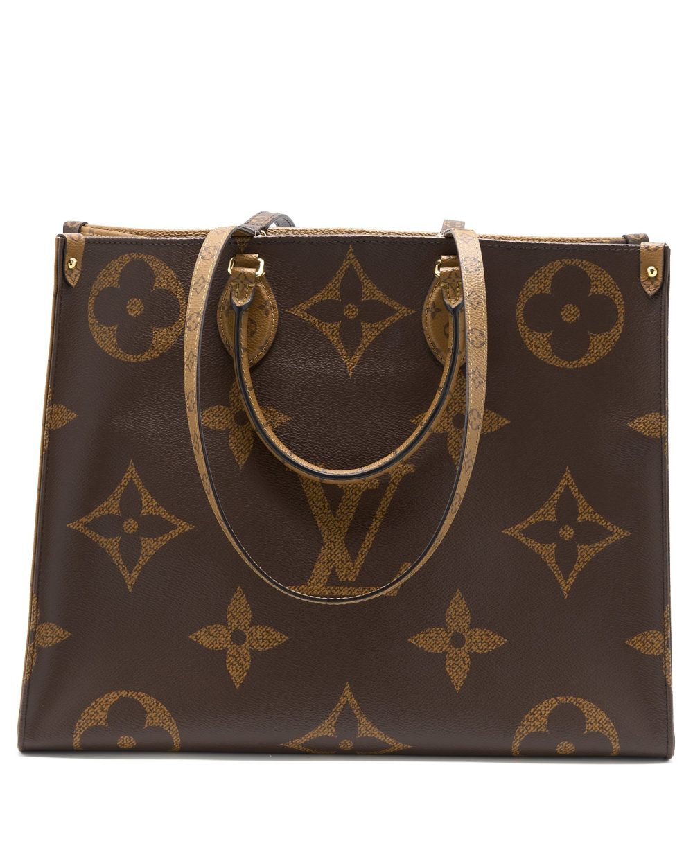 AAA Replica Louis Vuitton LV ON THE GO GM MONOGRAM REVERSE CANVAS GHW