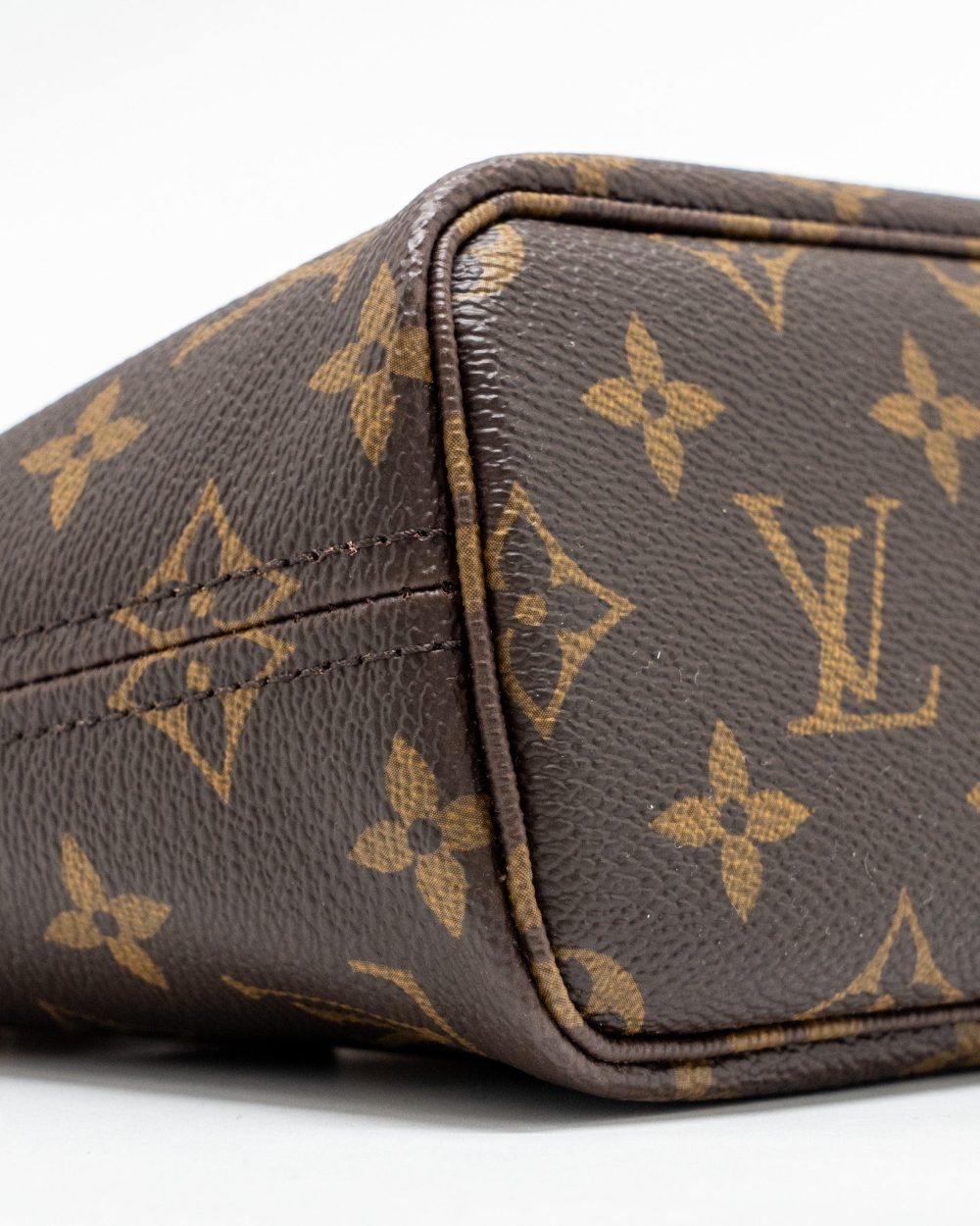 AAA Replica Louis Vuitton LV NEVERFULL BB BEIGE STRAP MONOGRAM CANVAS GHW