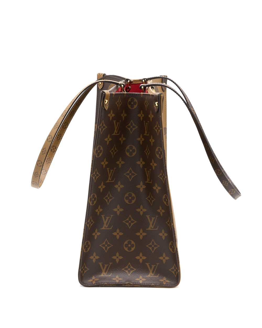 AAA Replica Louis Vuitton LV ON THE GO GM MONOGRAM REVERSE CANVAS GHW