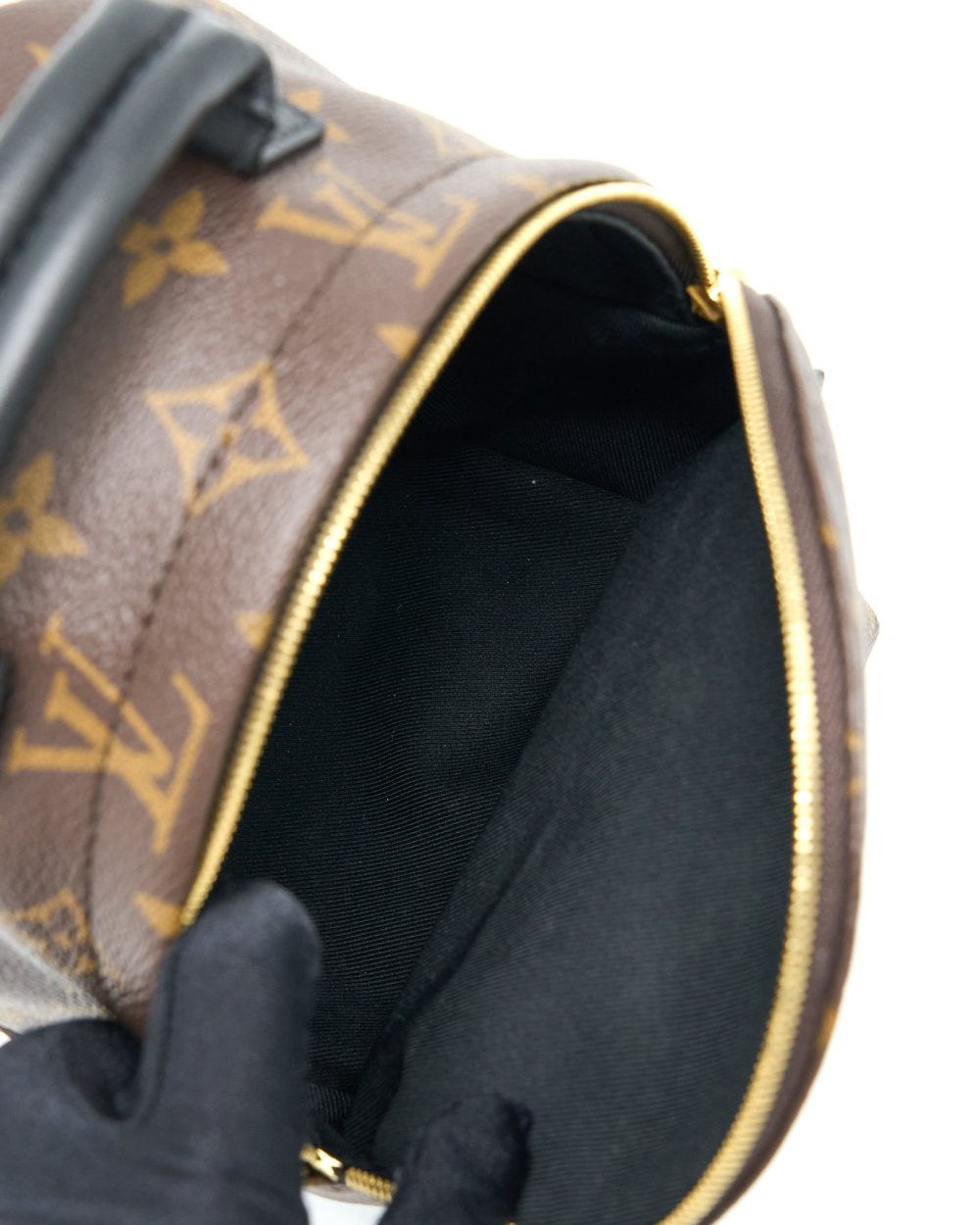 AAA Replica Louis Vuitton LV PALM SPRING MINI BACKPACK MONOGRAM CANVAS GHW