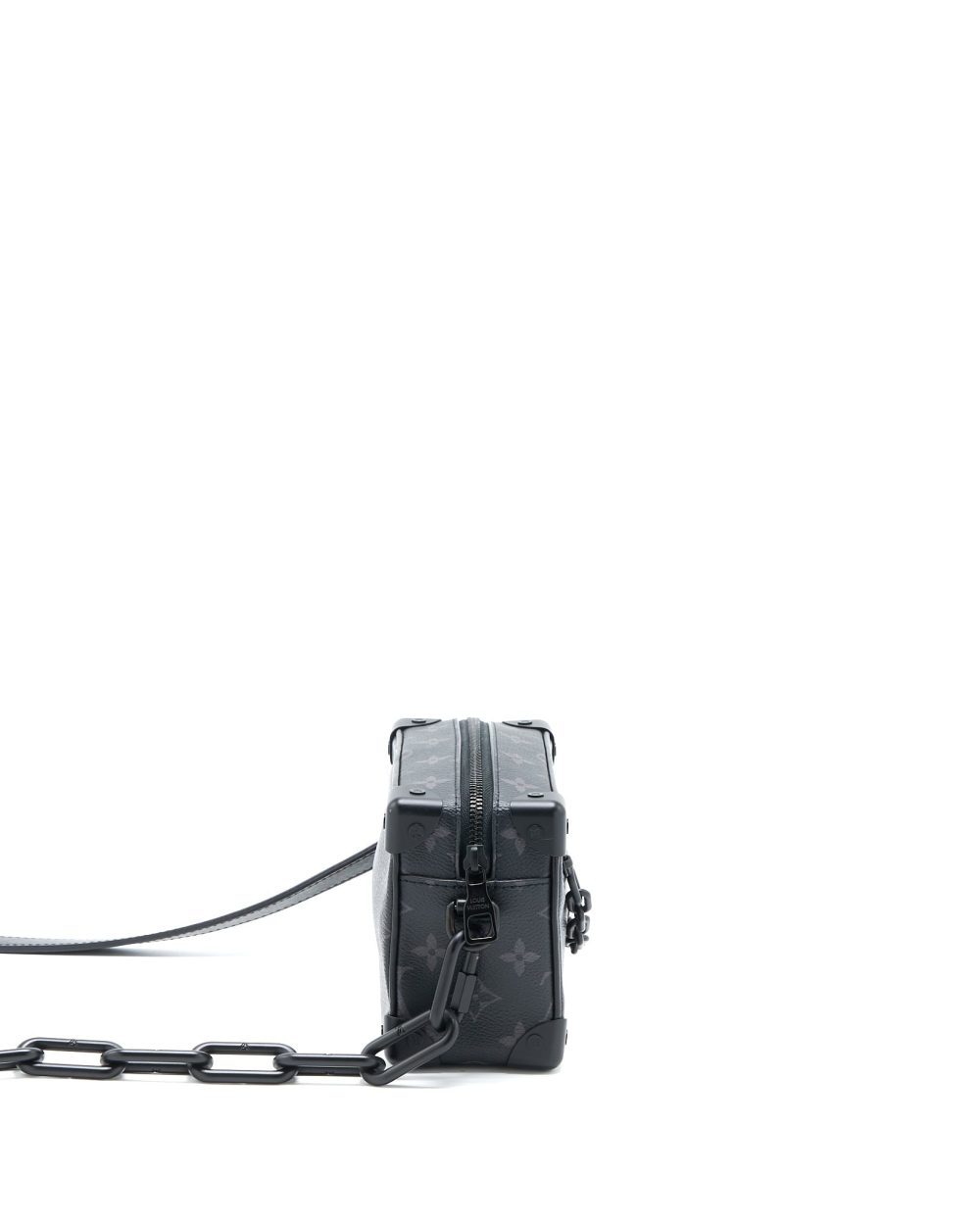 AAA Replica Louis Vuitton LV MINI SOFT TRUNK MONOGRAM ECLIPSE CANVAS BLACK HARDWARE