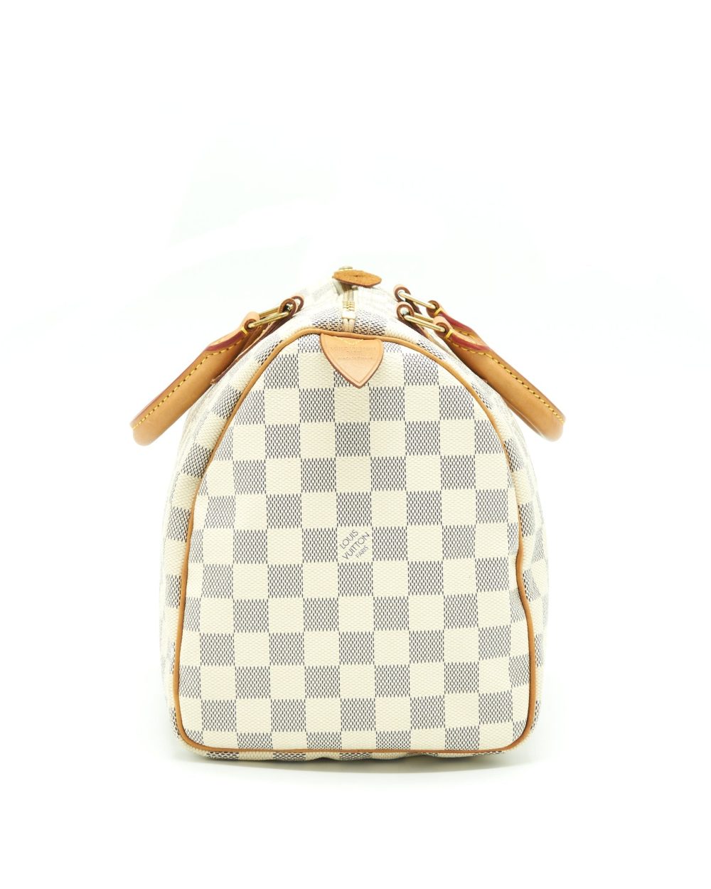 AAA Replica Louis Vuitton LV SPEEDY 30 DAMIER AZUR CANVAS GHW