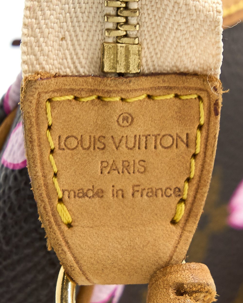 AAA Replica Louis Vuitton LV VINTAGE CHERRY BLOSSOM POCHETTE MONOGRAM CANVAS GHW