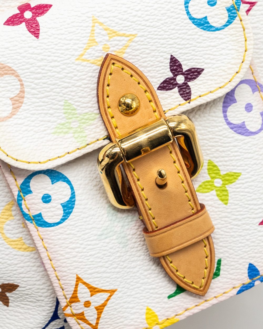 AAA Replica Louis Vuitton LV PETIT NOE WHITE MULTICOLOUR MONOGRAM CANVAS GHW