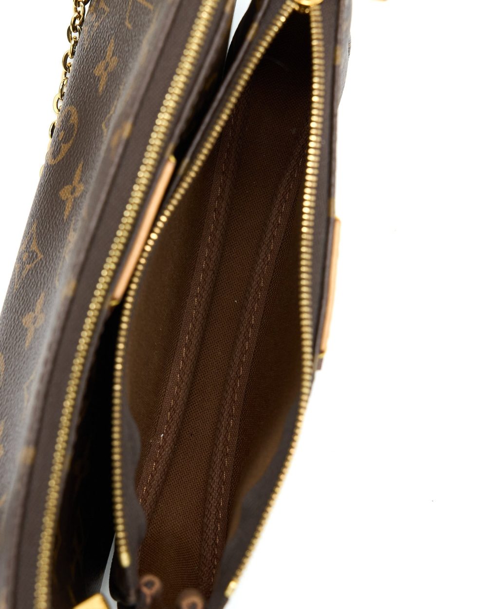 AAA Replica Louis Vuitton LV MULTI POCHETTE WITH KHAKI STRAP GHW