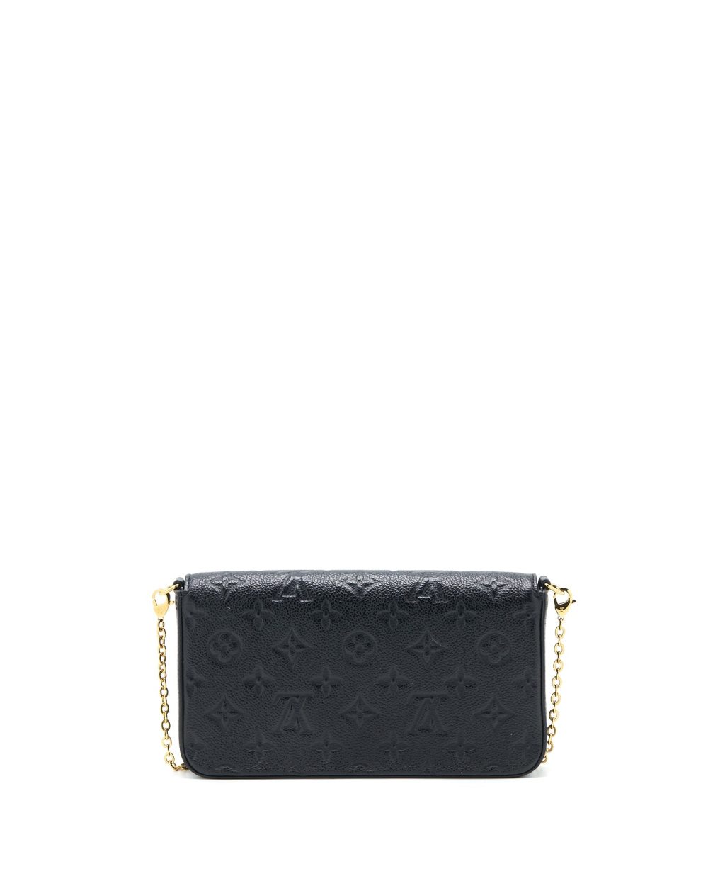 AAA Replica Louis Vuitton LV FELICIE POCHETTE MONOGRAM EMPREINTE BLACK GHW