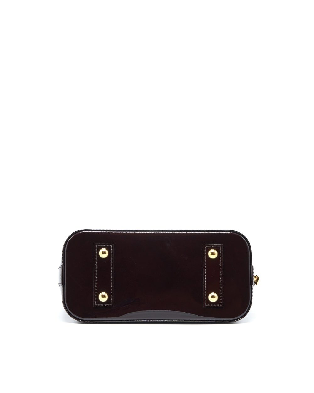 AAA Replica Louis Vuitton LV ALMA BB MONOGRAM VERNIS AMARANTE RED GHW (2022 VERSION)