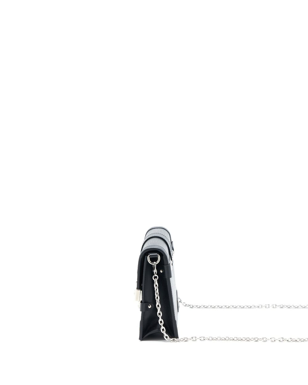 AAA Replica Louis Vuitton LV TRUNK CHAIN WALLET EPI BLACK SHW