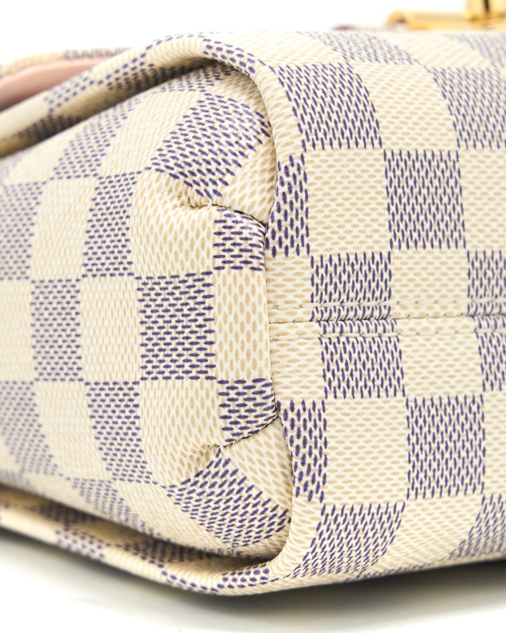 AAA Replica Louis Vuitton LV CROISETTE BAG DAMIER AZUR CANVAS GHW