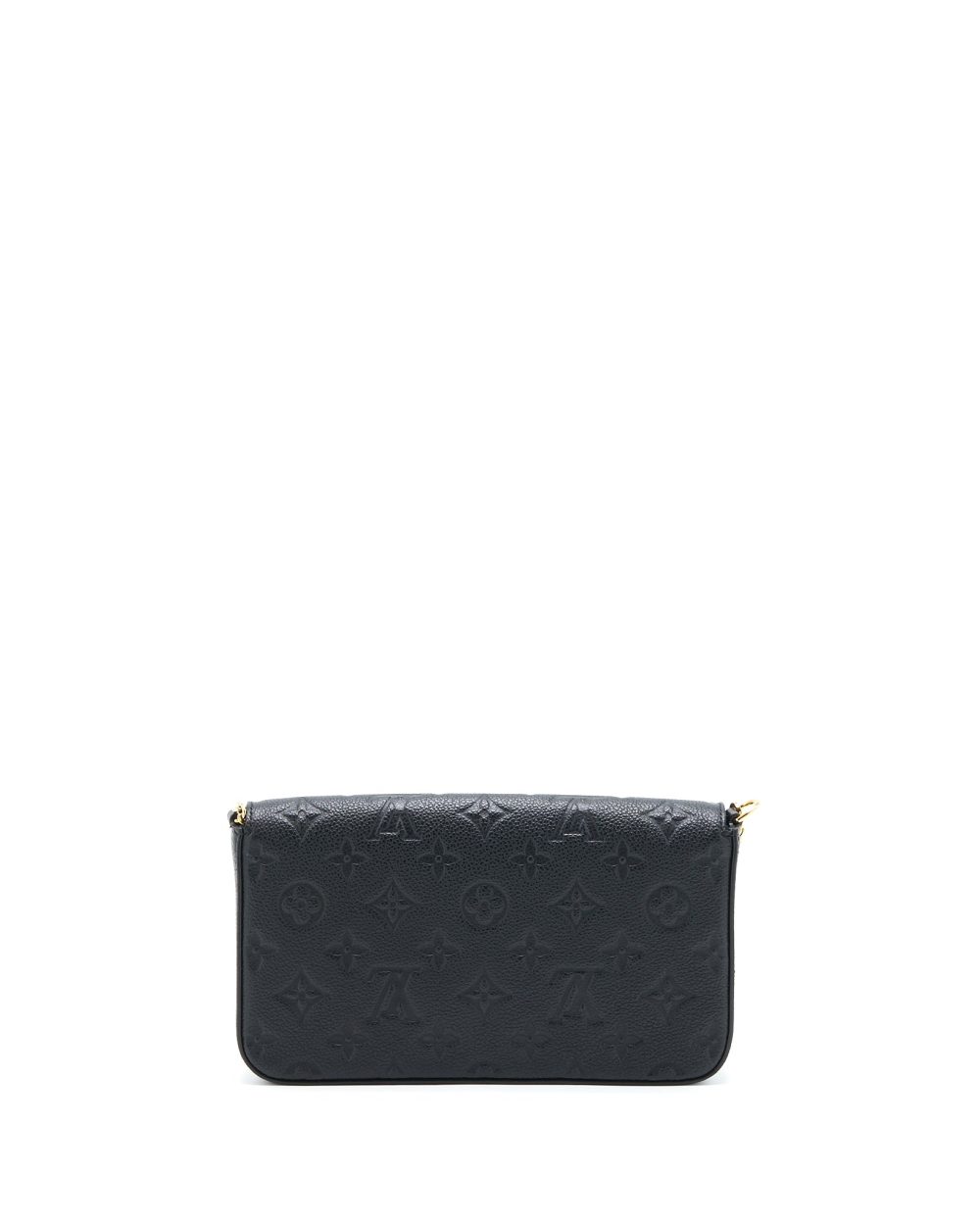 AAA Replica Louis Vuitton LV FELICIE POCHETTE MONOGRAM EMPREINTE BLACK GHW
