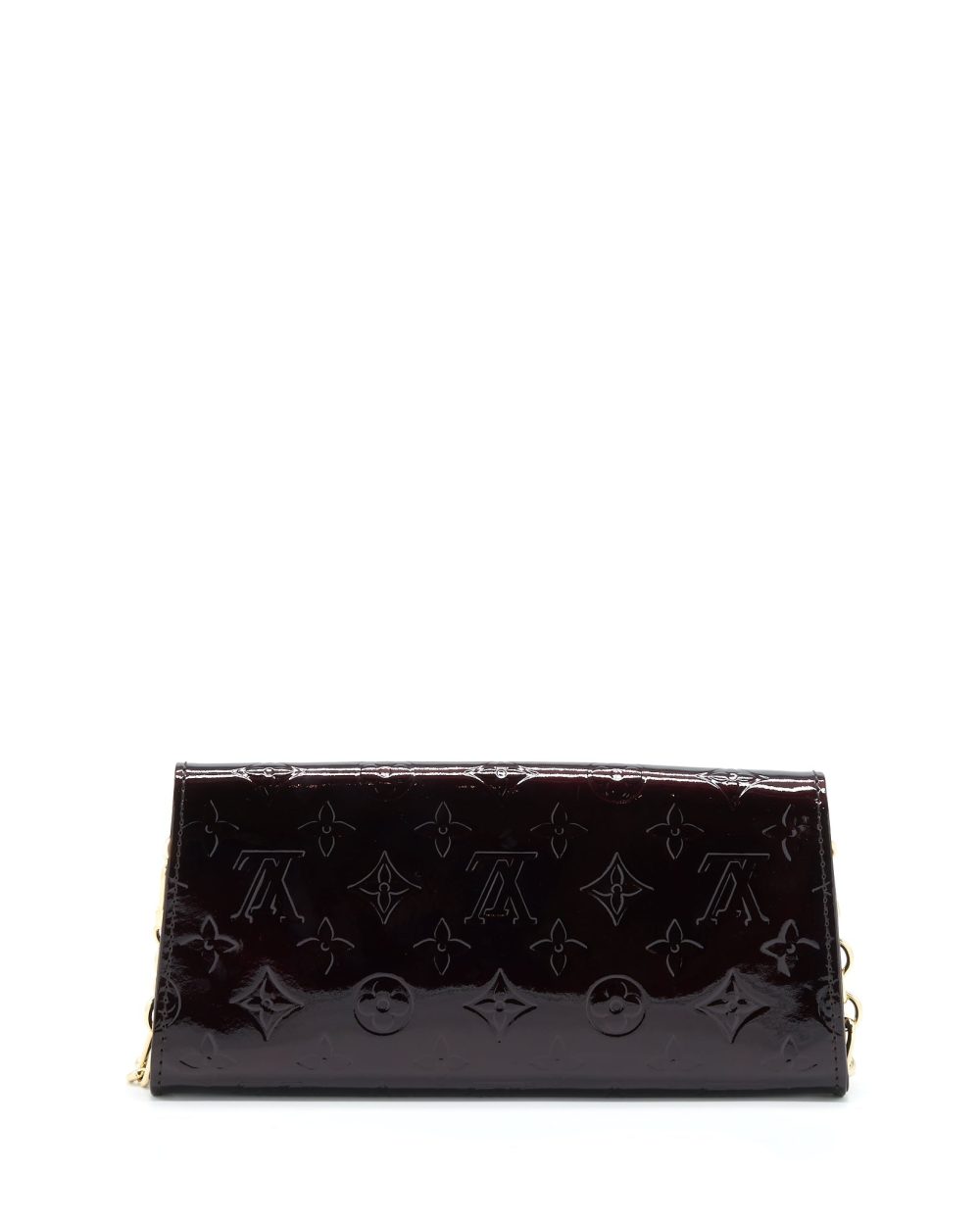 AAA Replica Louis Vuitton LV SUNSET BOULEVARDE PATENT DARK RED GHW