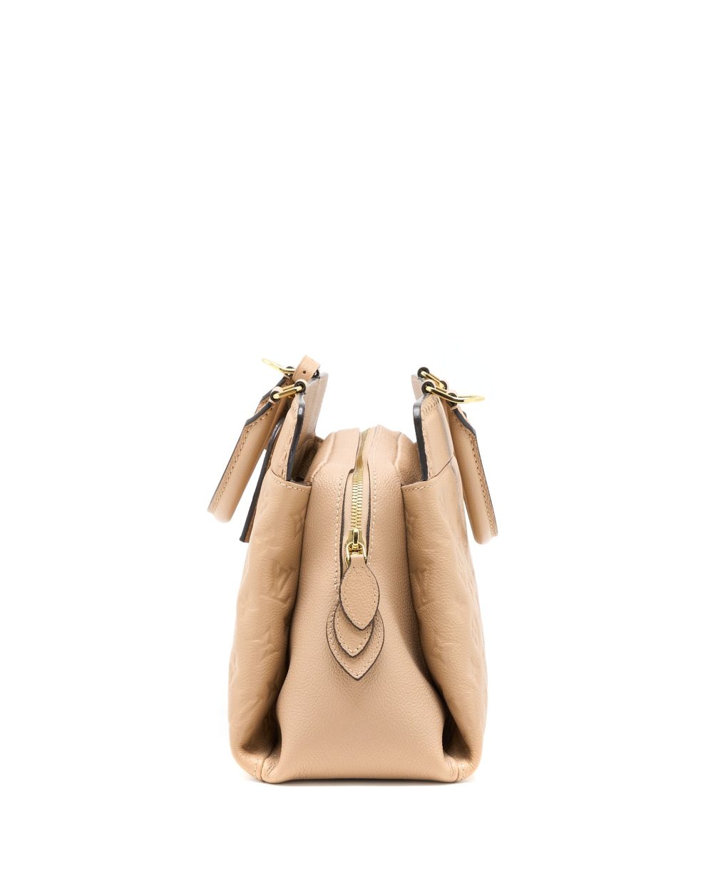 AAA Replica Louis Vuitton LV VOSGES MM MONOGRAM EMPREINTE DARK BEIGE GHW