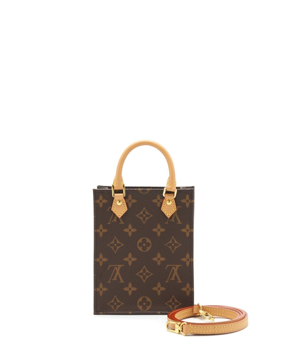 AAA Replica Louis Vuitton LV PETIT SAC PLAT MONOGRAM CANVAS GHW